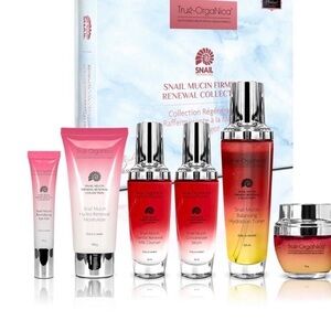 True OrgaNica Snail Mucin Renewal Skincare Set Hydration Firming Collection NIB